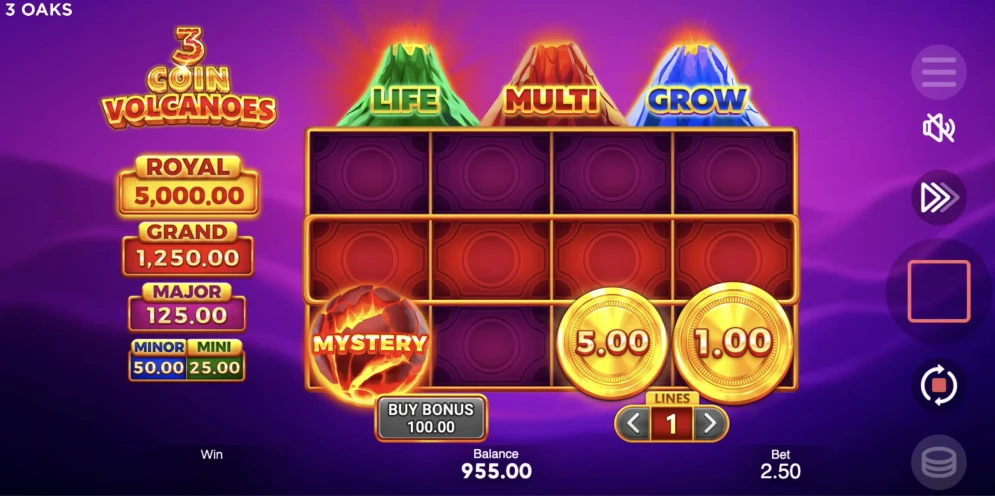 3 Coin Volcano